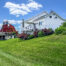 Back deck with view of Barn and Mountain -- 624 Brownell Road