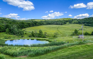 Pond and mountain view -- 624 Brownell Rd